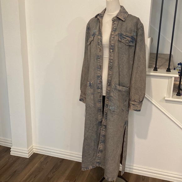 Free People Denim Jeans Duster - Picture 5 of 12
